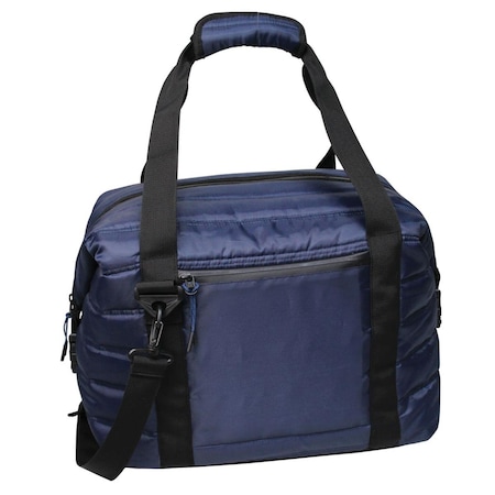 Preferred Nation Siberian Quilted 40 Can Cooler Duffle, Navy P7417.NAVY